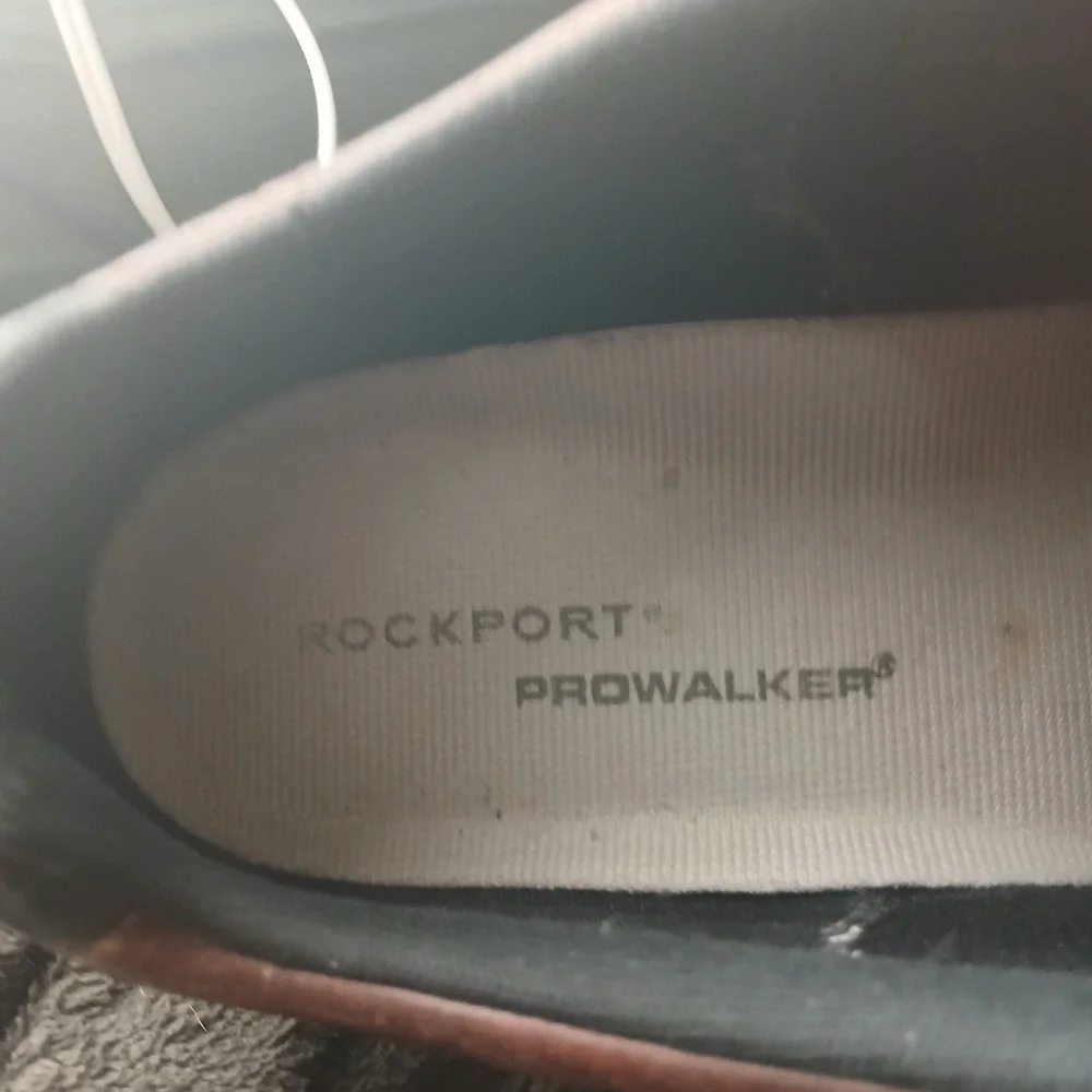 Rockport Prowalker Shoes 12M Brown Leather Walking Sneakers MWT11 Dad Normcore